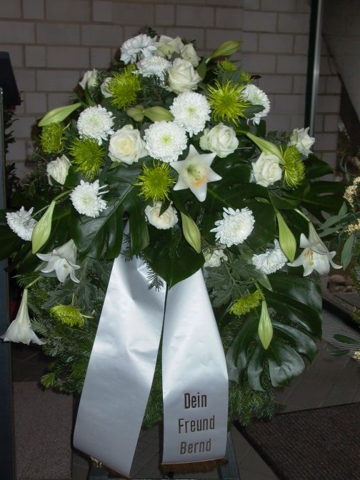 Trauerkranz Blumen Lang Darmstadt-Eberstadt